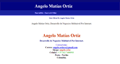 Desktop Screenshot of angelomatiasortiz.com